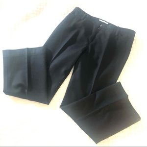 Vintage Classic ankle crop, straight leg wool blend pants